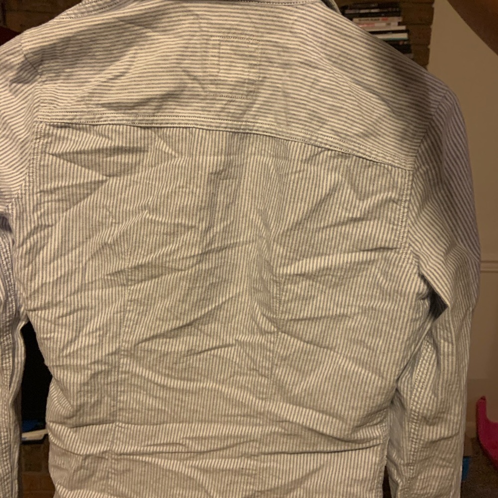 Striped Hollister Women’s Button Down Shirt
